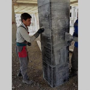 برش ستون بتنی